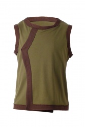 Chasis olive green with brown